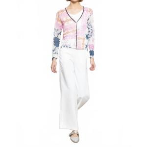 NEW ZERO DEGREE CELSIUS block print cardigan in multi